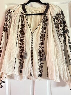 Ulla Johnson Embroidered Top
